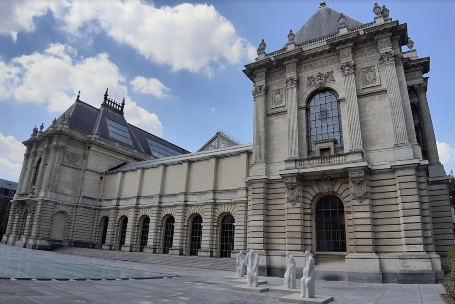 Antiek ornament van lood dak schone kunsten museum Lille