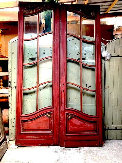 Kruiden Moederland Injectie Antieke deuren met glas - Antieke deuren en oude binnendeuren met panelen -  van antieke buitendeuren, oude binnendeuren, luike - Benko