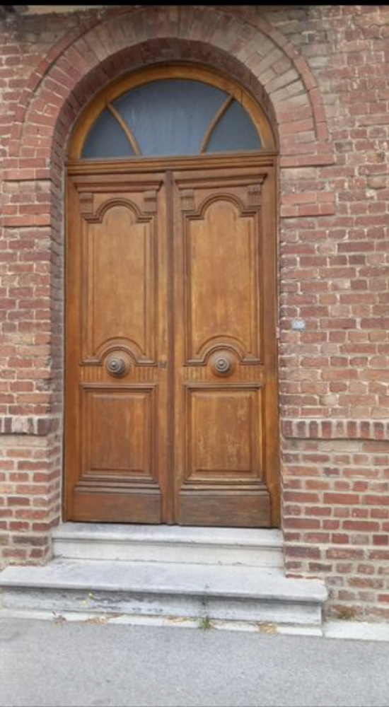 Antieke dubbele voordeur