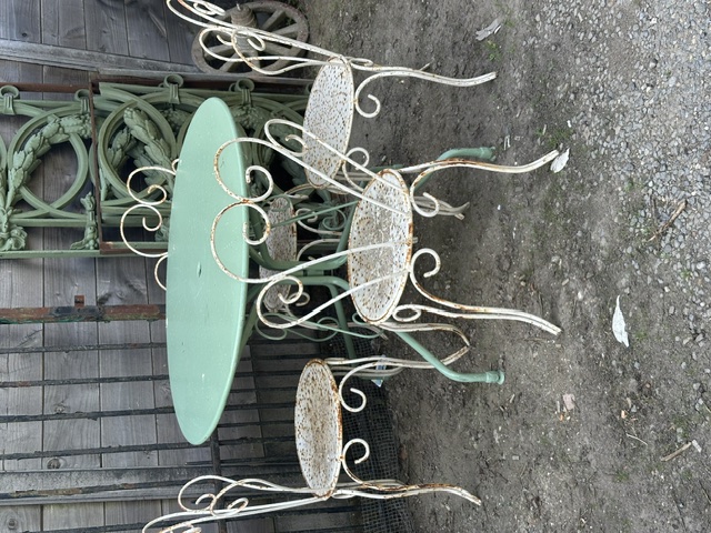 Antieke Franse tuinset