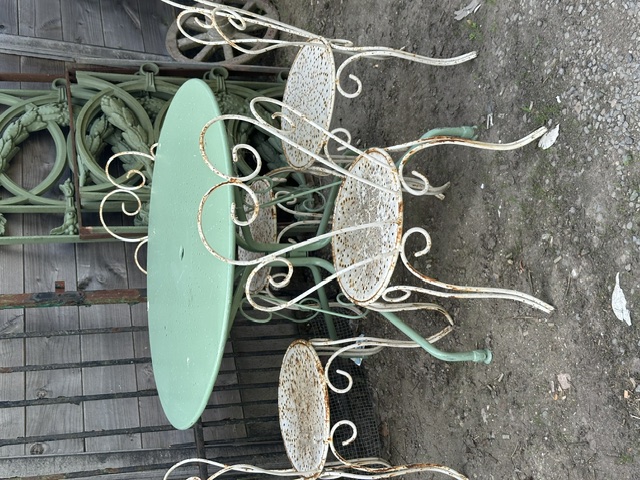 Antieke Franse tuinset