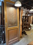 Antieke geëtste deur