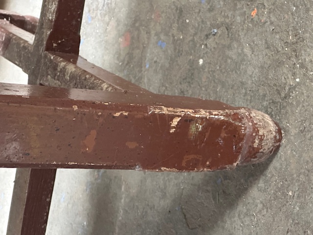 Antieke lange tafel