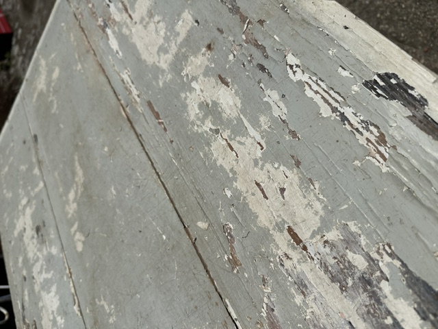 Antieke lange tafel