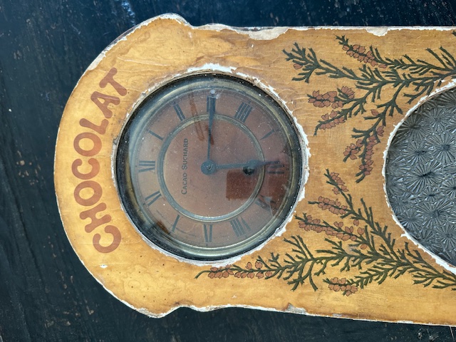 Antieke reclameklok