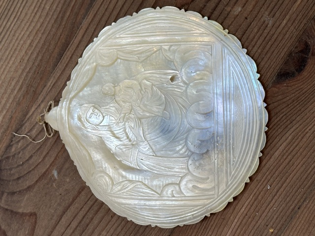 Antieke religieuze plaquette