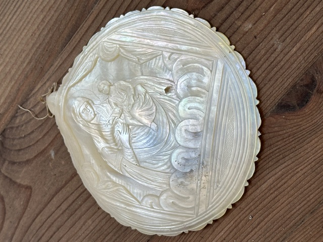 Antieke religieuze plaquette