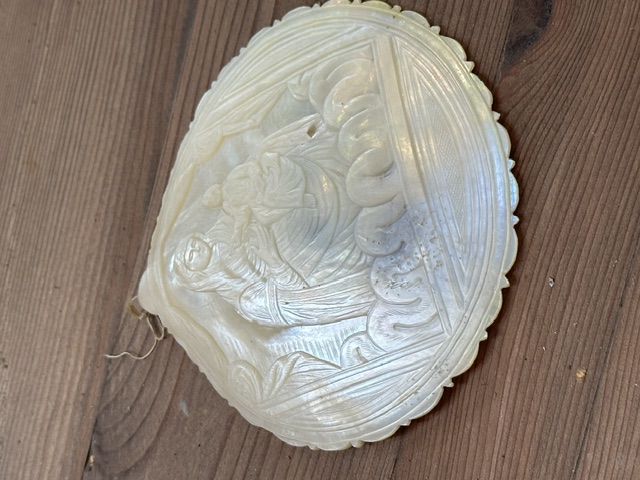 Antieke religieuze plaquette