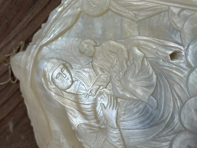 Antieke religieuze plaquette