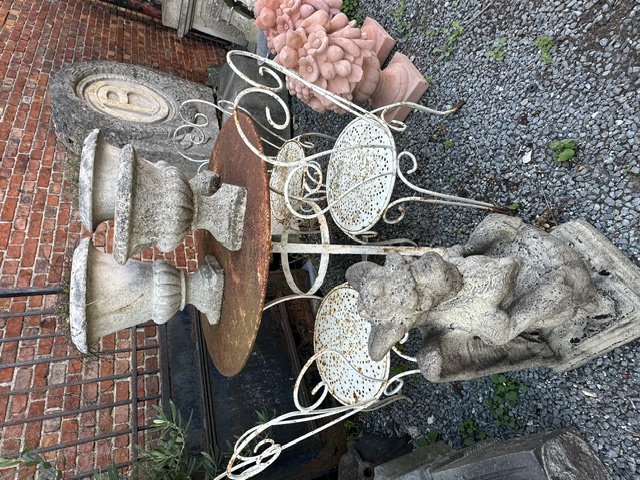Antieke tuintafel