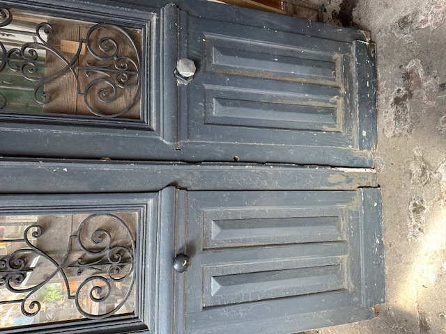 Antieke voordeur