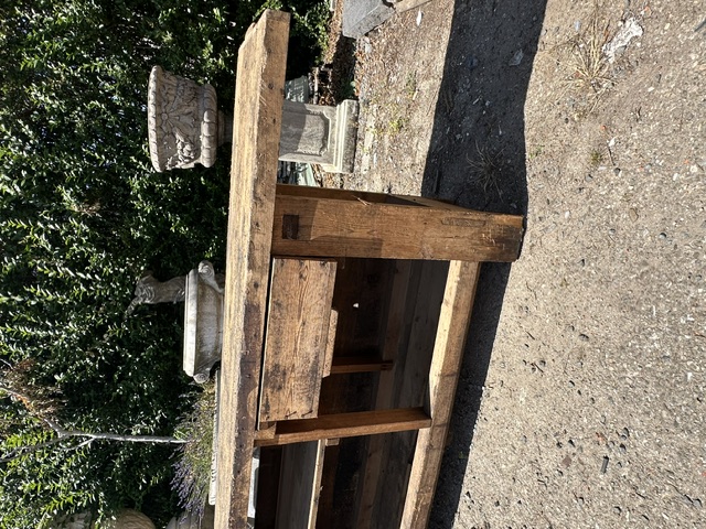 Antieke werkbank