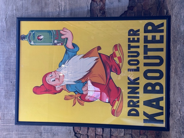 Oud affiche louter kabouter
