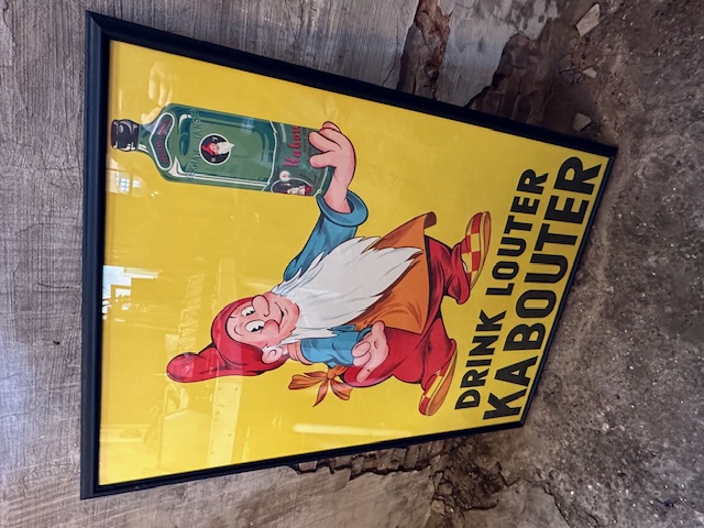 Oud affiche louter kabouter