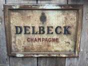 Oude reclame champagne